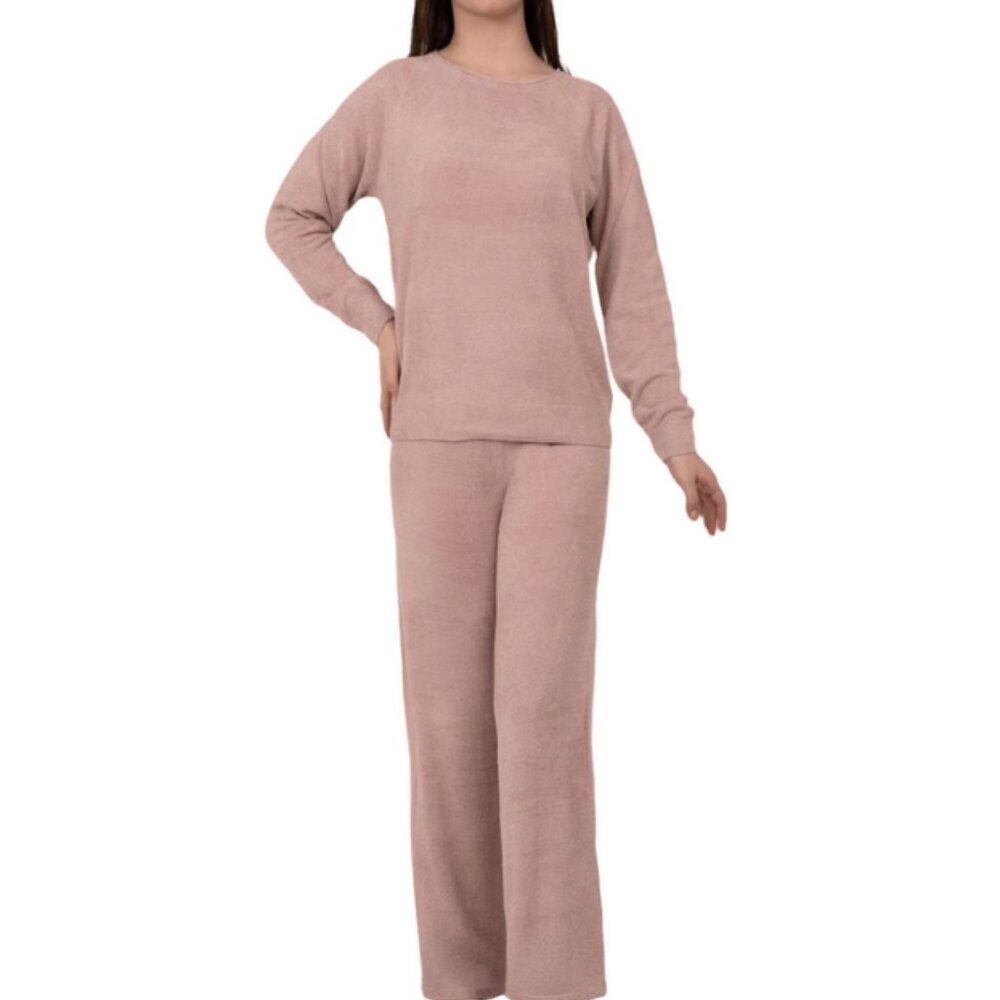 Barefoot Dreams CozyChic Ultra Lite Lounge Set XS Pink NWT Pullover
